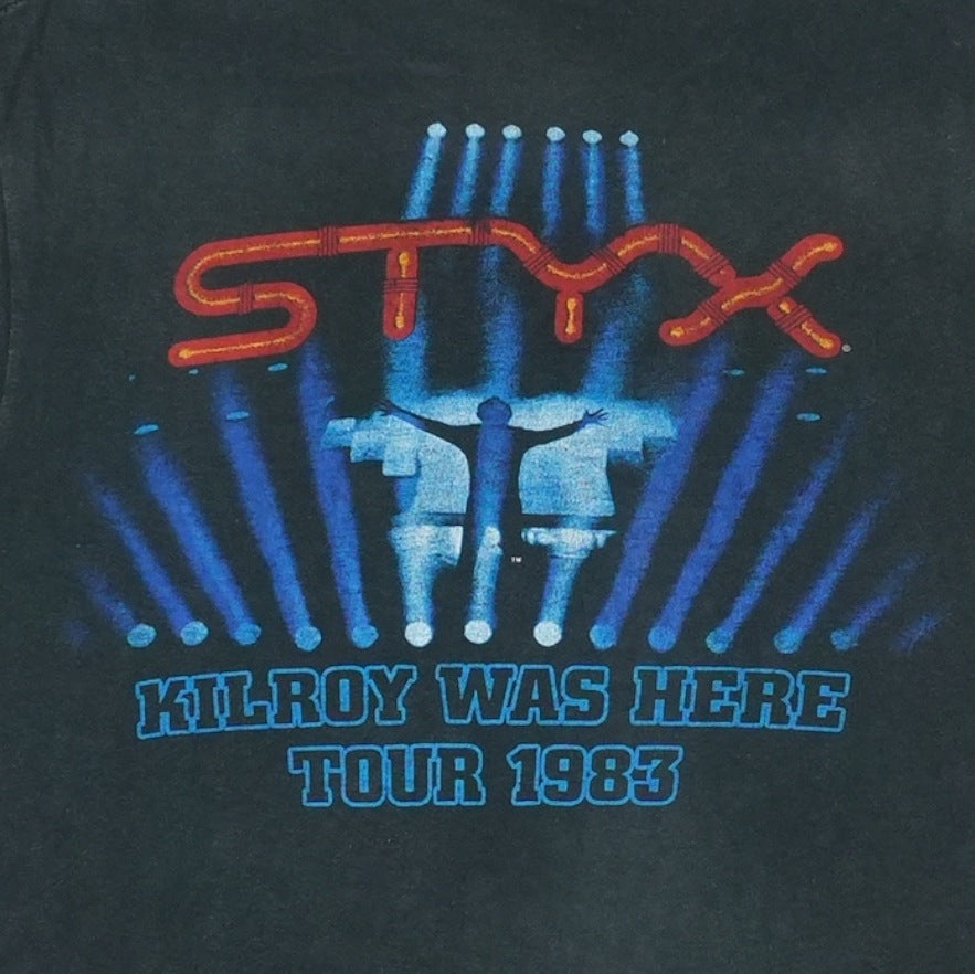 1983 Styx Kilroy Was Here Tour Sleeveless Shirt