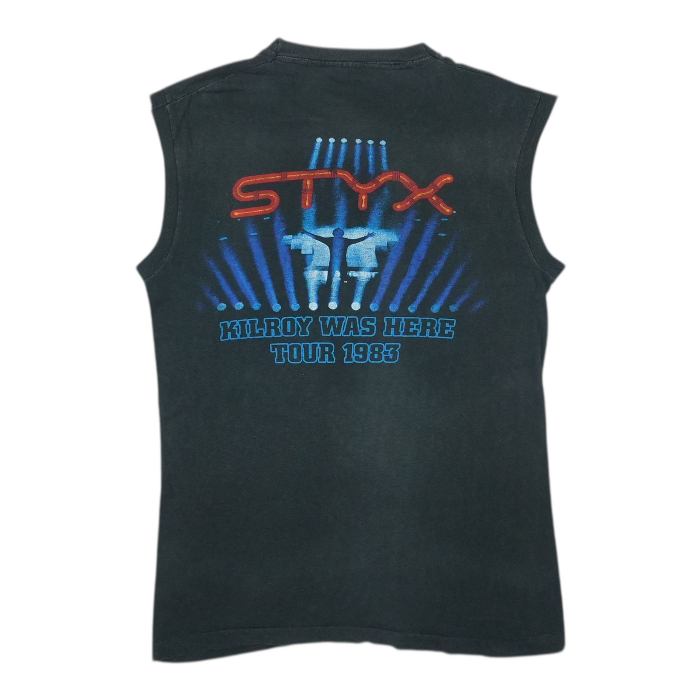 1983 Styx Kilroy Was Here Tour Sleeveless Shirt