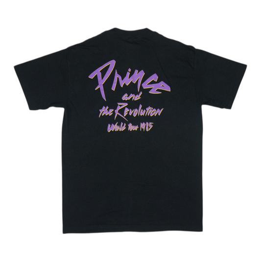 1985 Prince & The Revolution World Tour Shirt Back