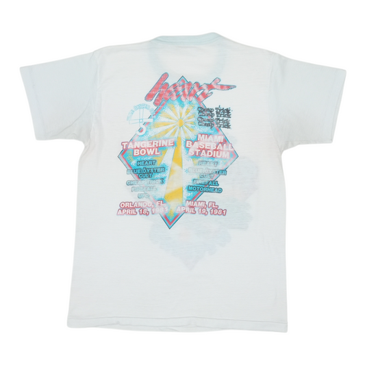 1981 Floridas Rock & Roll Weekend Concert Shirt Back