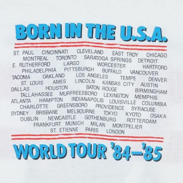 1984 Bruce Springsteen Born In The USA Tour Shirt
