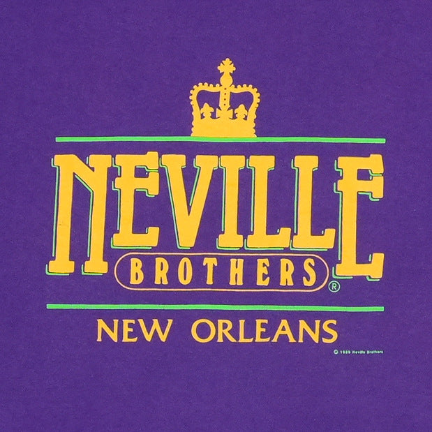 1989 Neville Brothers New Orleans Mardi Gras Shirt