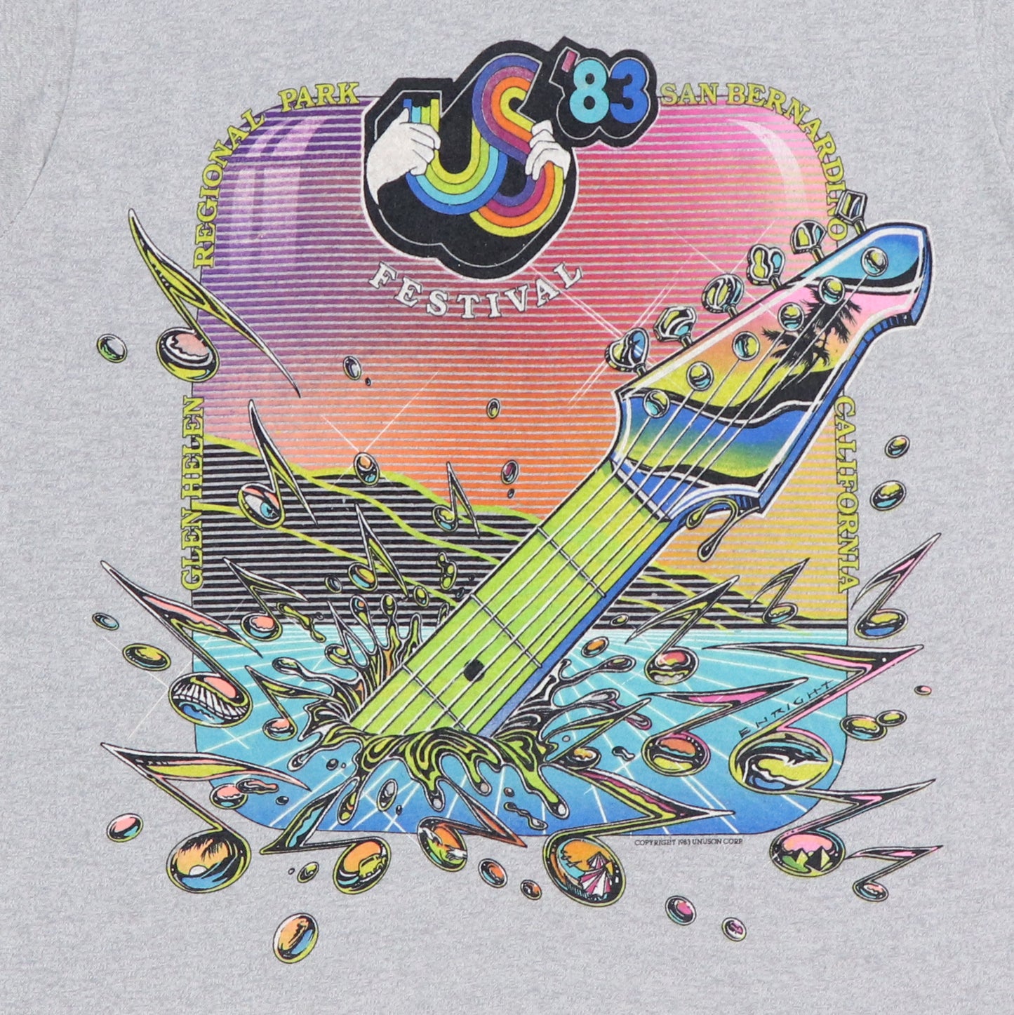 1983 Us Festival Concert Shirt