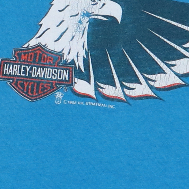 1988 Harley Davidson Motor Cycles Springfield Shirt