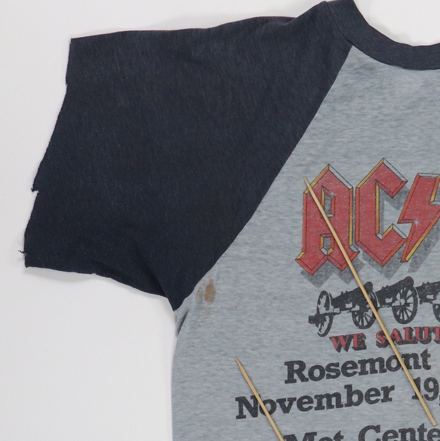 1981 ACDC For Those About To Rock Tour Jersey Shirt