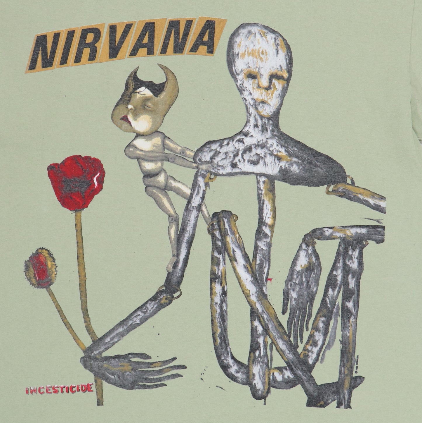 1993 Nirvana Incesticide Shirt