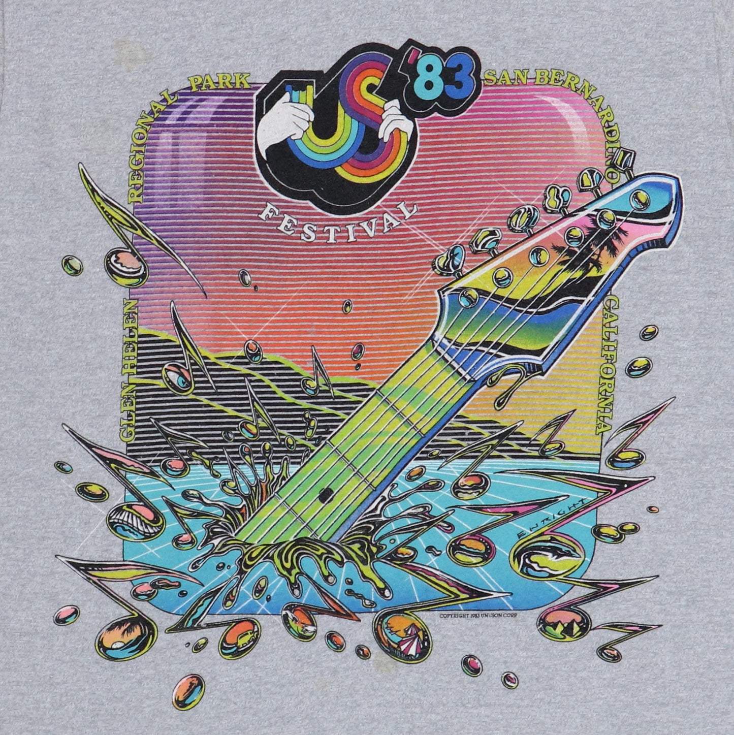1983 Us Festival Concert Shirt