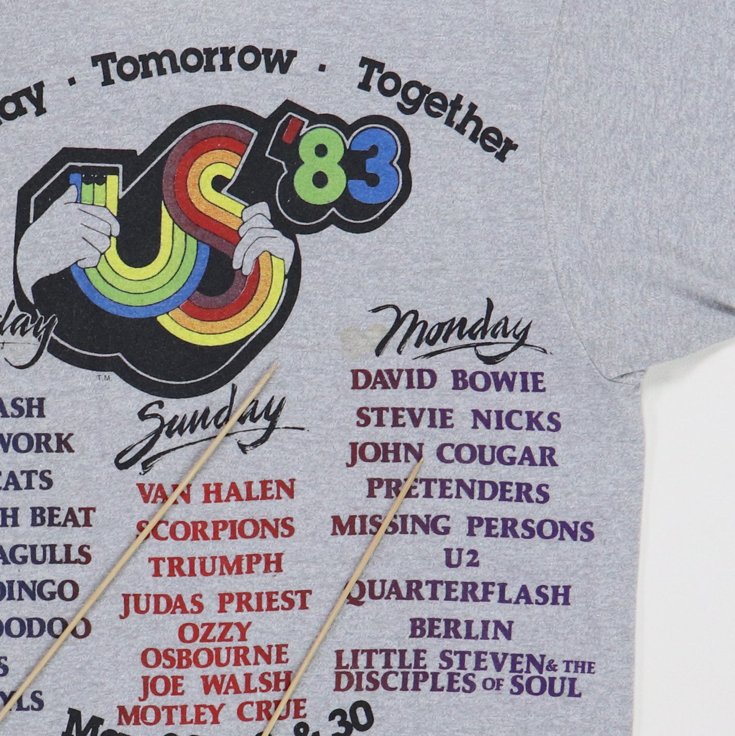 1983 Us Festival Concert Shirt