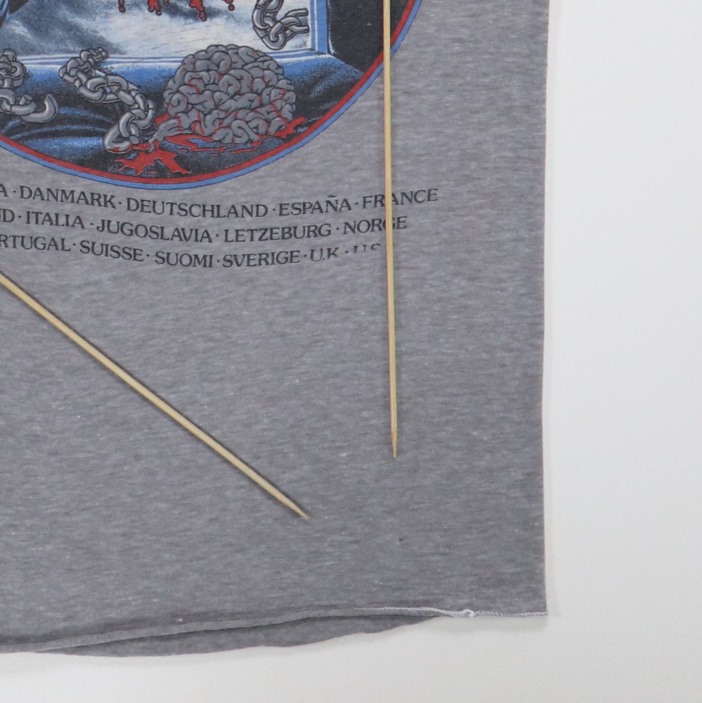 1983 Iron Maiden World Piece Tour Jersey Shirt