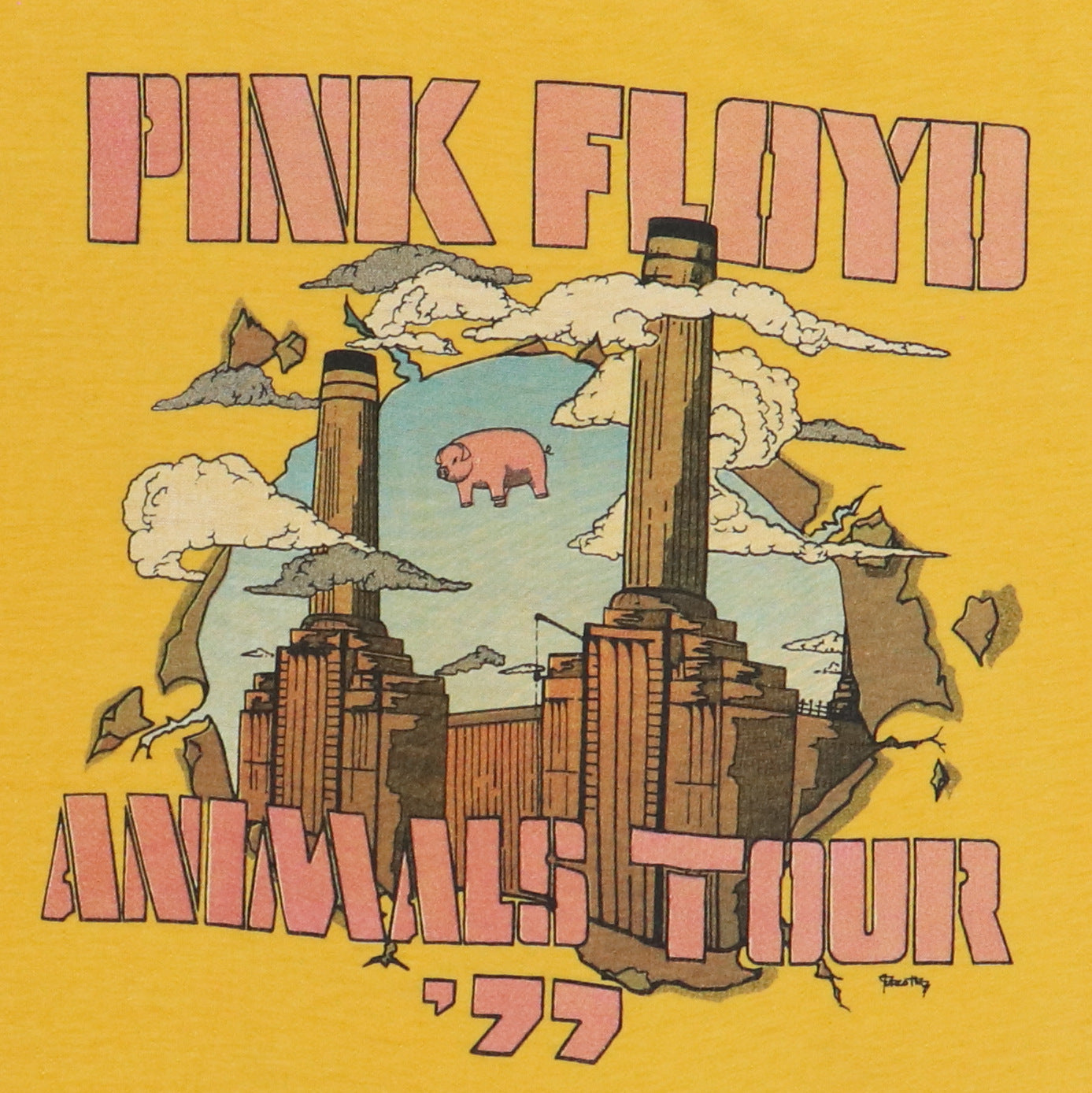 1977 Pink Floyd Animals Tour Shirt