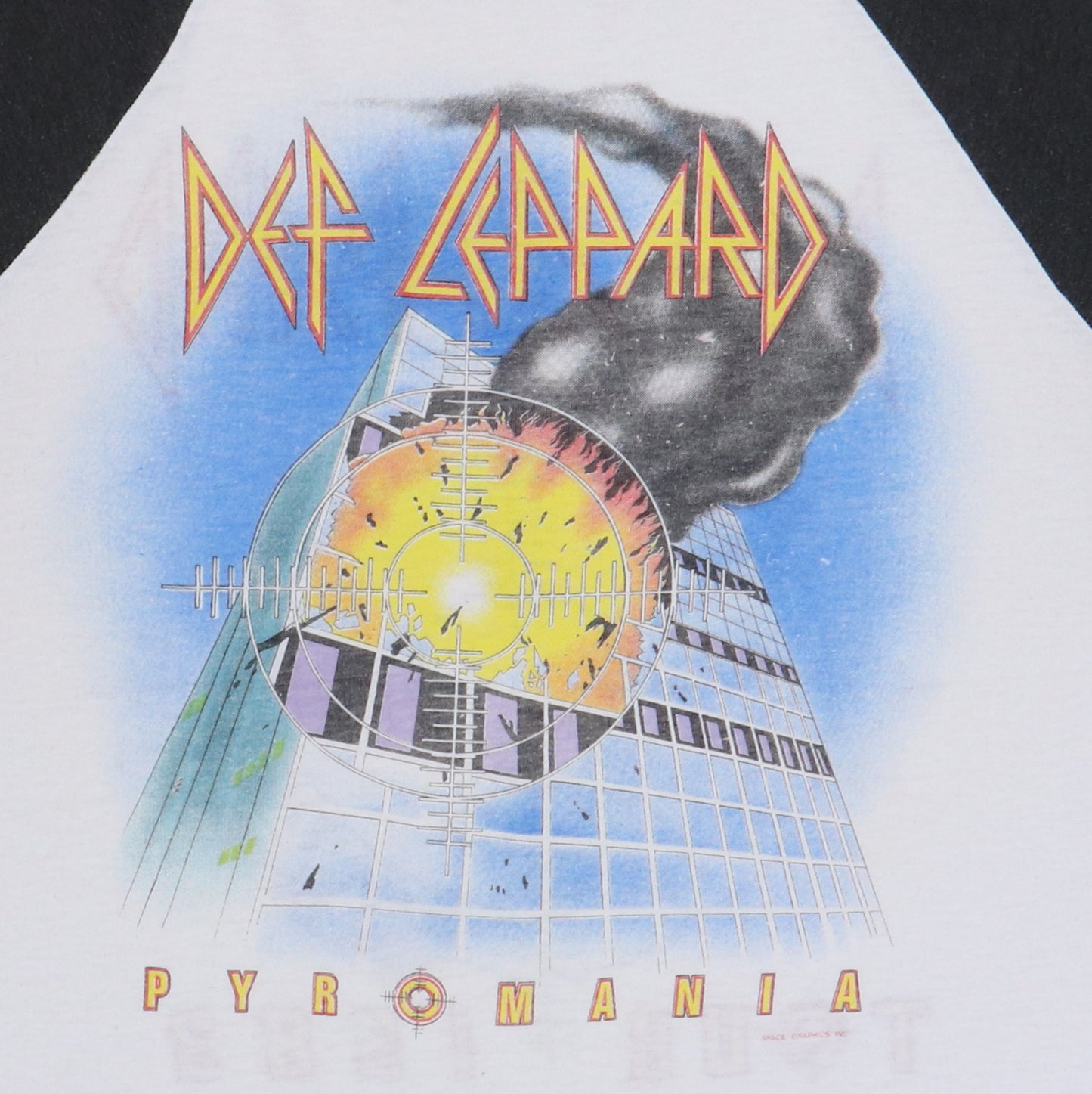 1983 Def Leppard Pyromania Tour Jersey Shirt