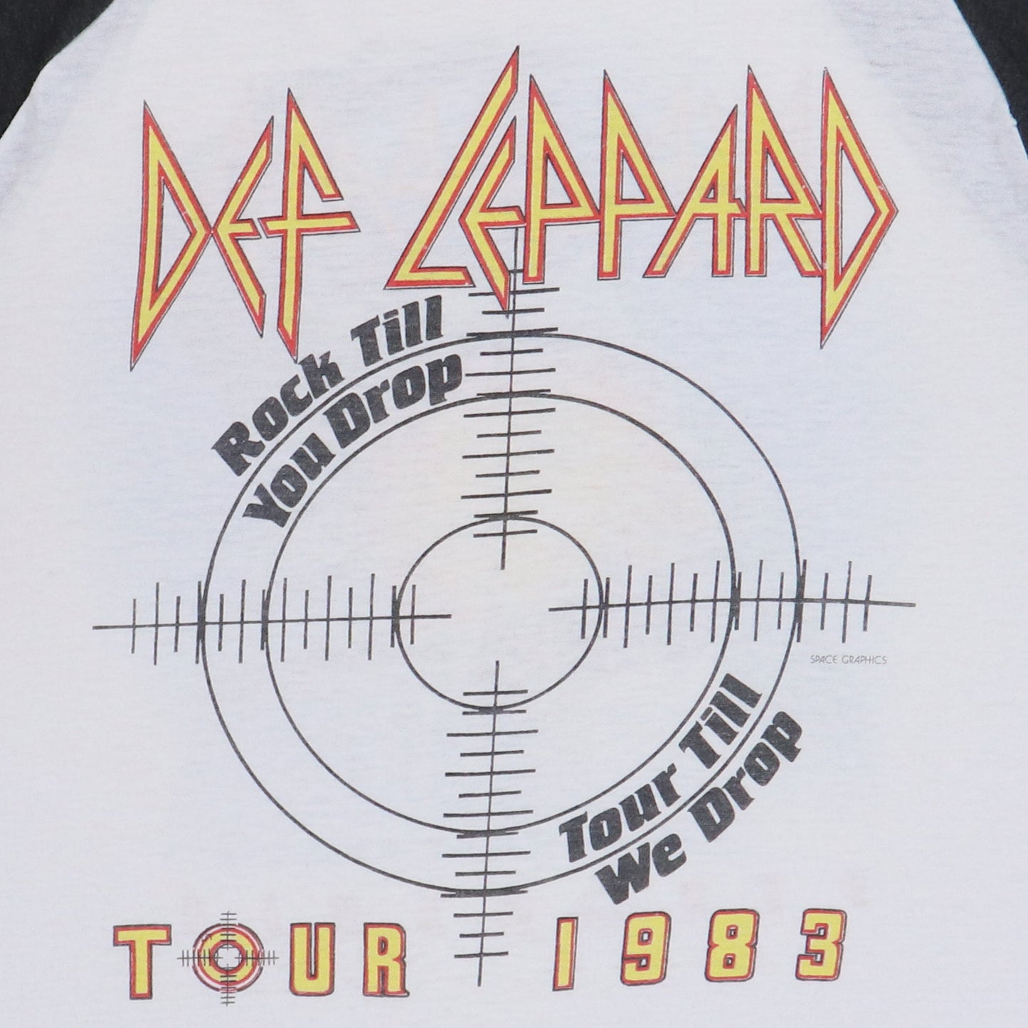 1983 Def Leppard Pyromania Tour Jersey Shirt