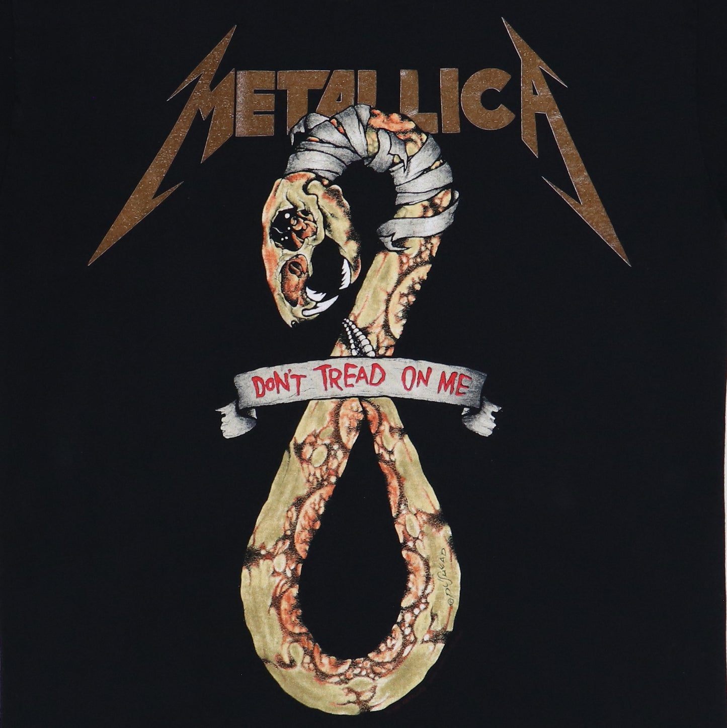 1991 Metallica Don't Tread On Me Shirt