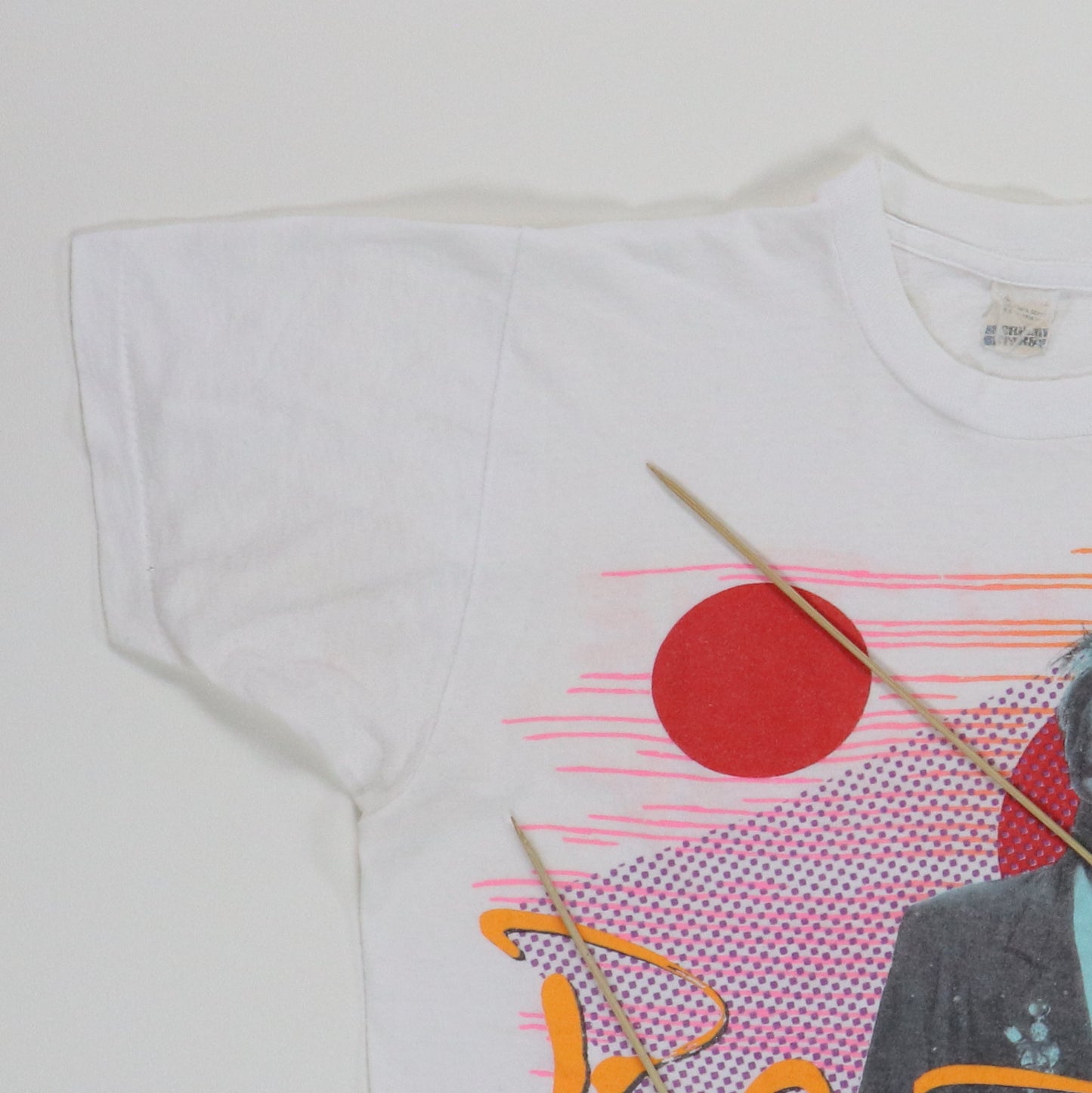 1986 Pat Benatar Seven The Hard Way Tour Shirt Detail