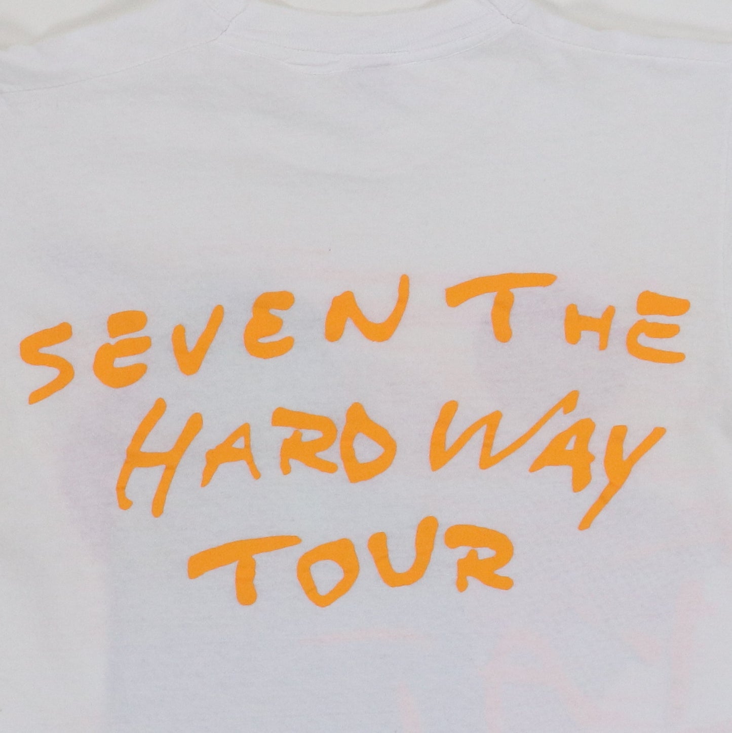 1986 Pat Benatar Seven The Hard Way Tour Shirt Detail