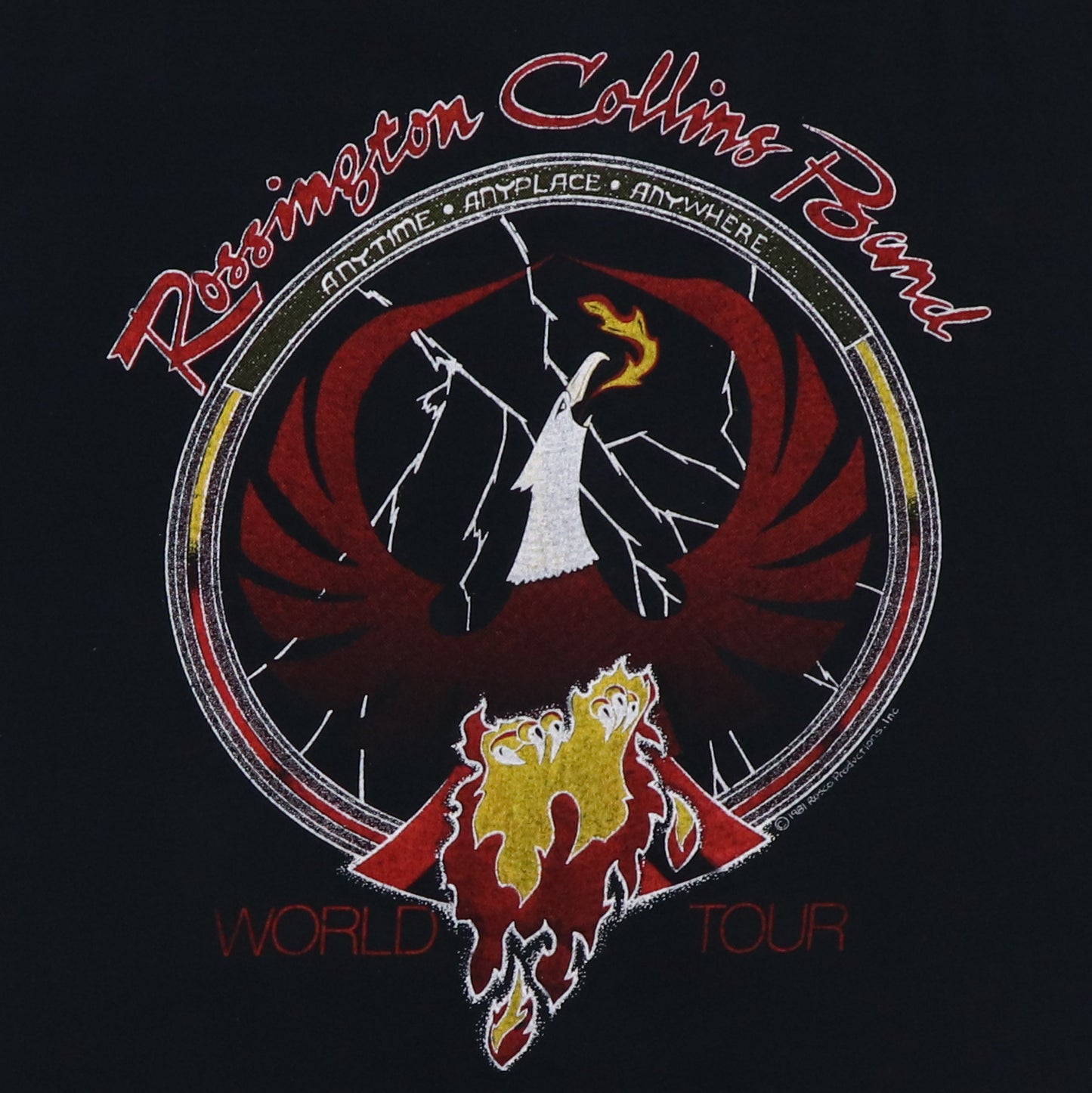 1981 Rossington Collins Band World Tour Shirt
