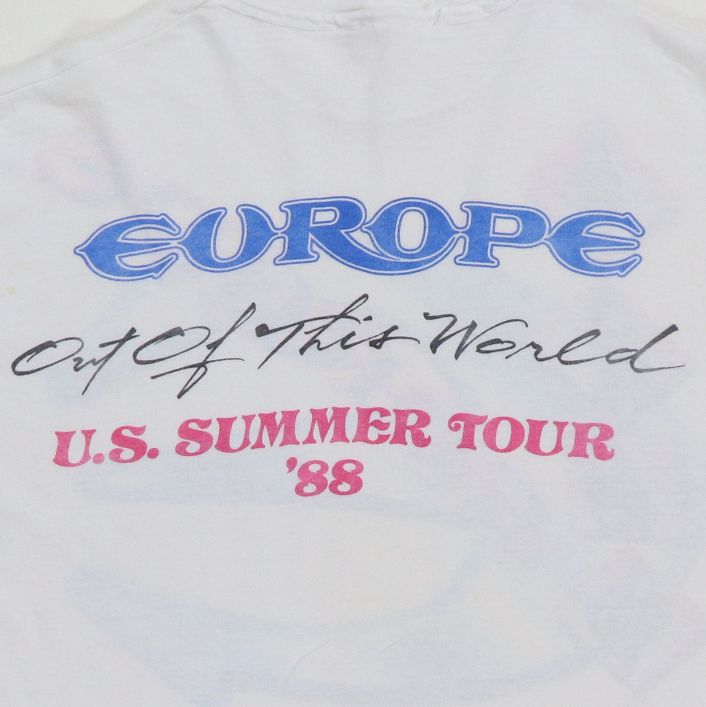 1988 Europe Out Of This World Tour Shirt
