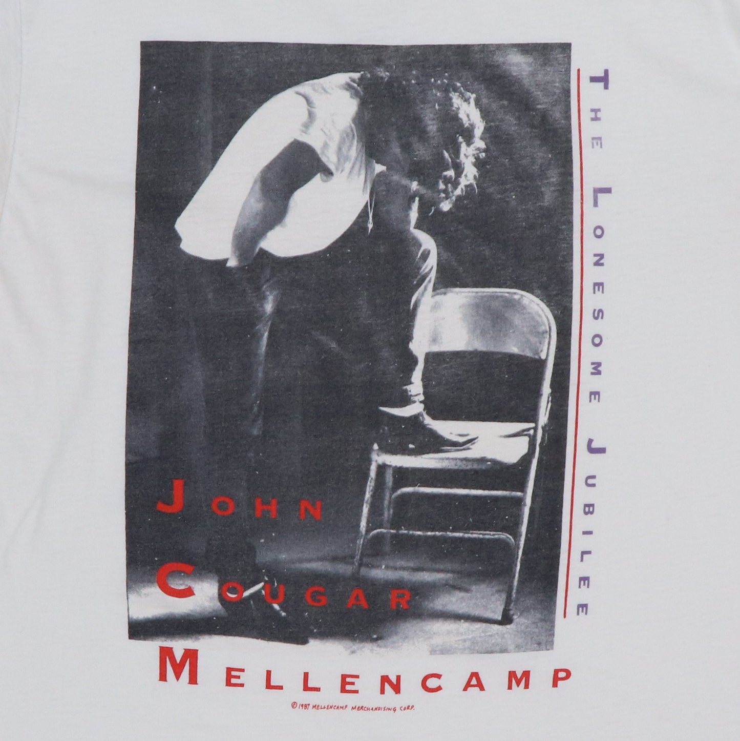 1987 John Cougar Mellancamp Lonesome Jubilee Tour Shirt