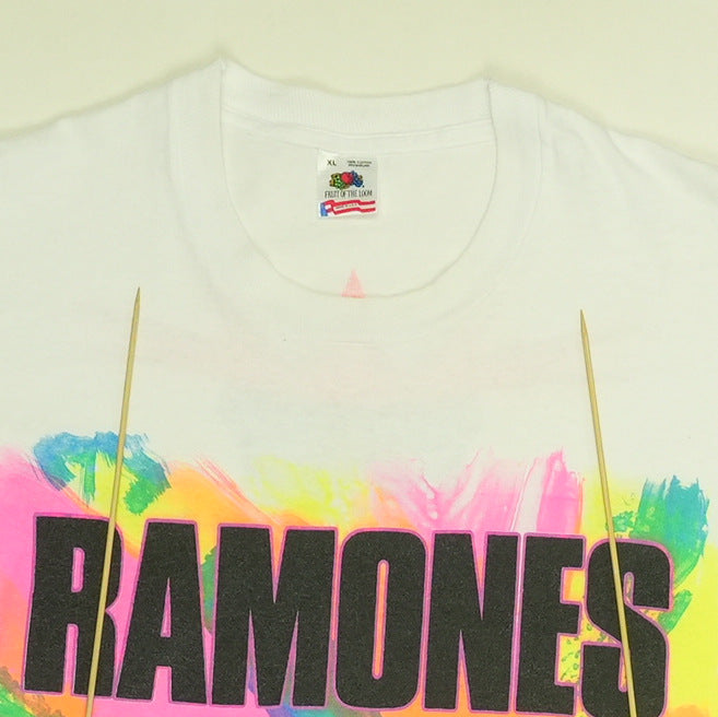 1990 Ramones Escape From New York Tour Shirt Detail