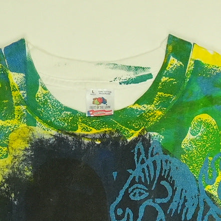 1990s Jimi Hendrix Mike Roman All Over Print Shirt