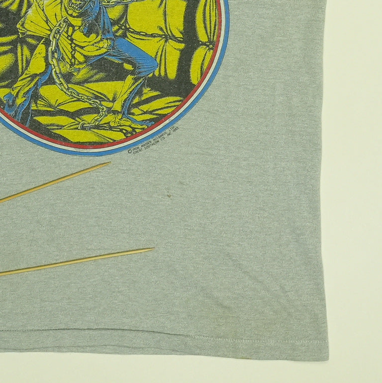 1983 Iron Maiden Piece Of Mind Tour Sleeveless Shirt