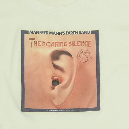 1976 Manfried Mann's Earth Band Roaring Silence Promo Shirt