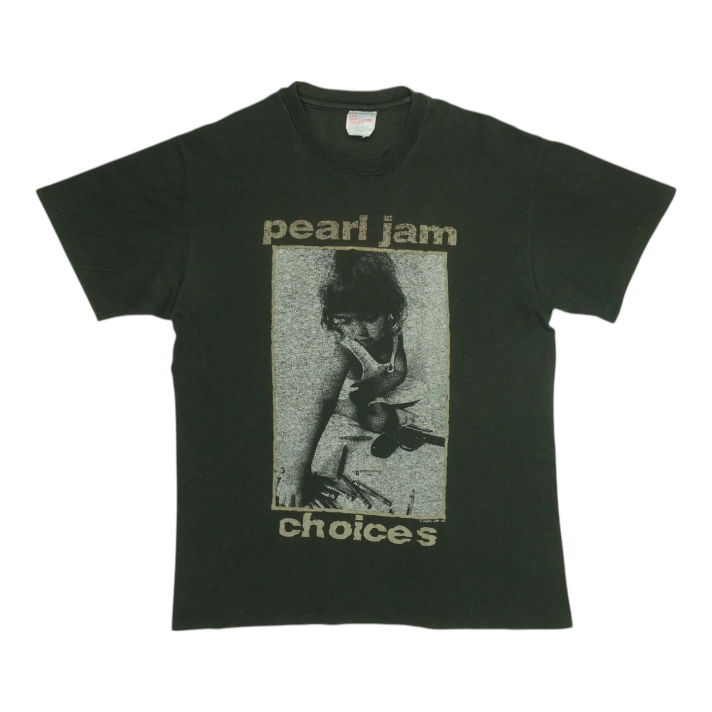 1992 Pearl Jam Crayons Over Guns Shirt