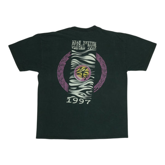 1997 ZZ Top Mean Rhythm Global Tour Shirt Back