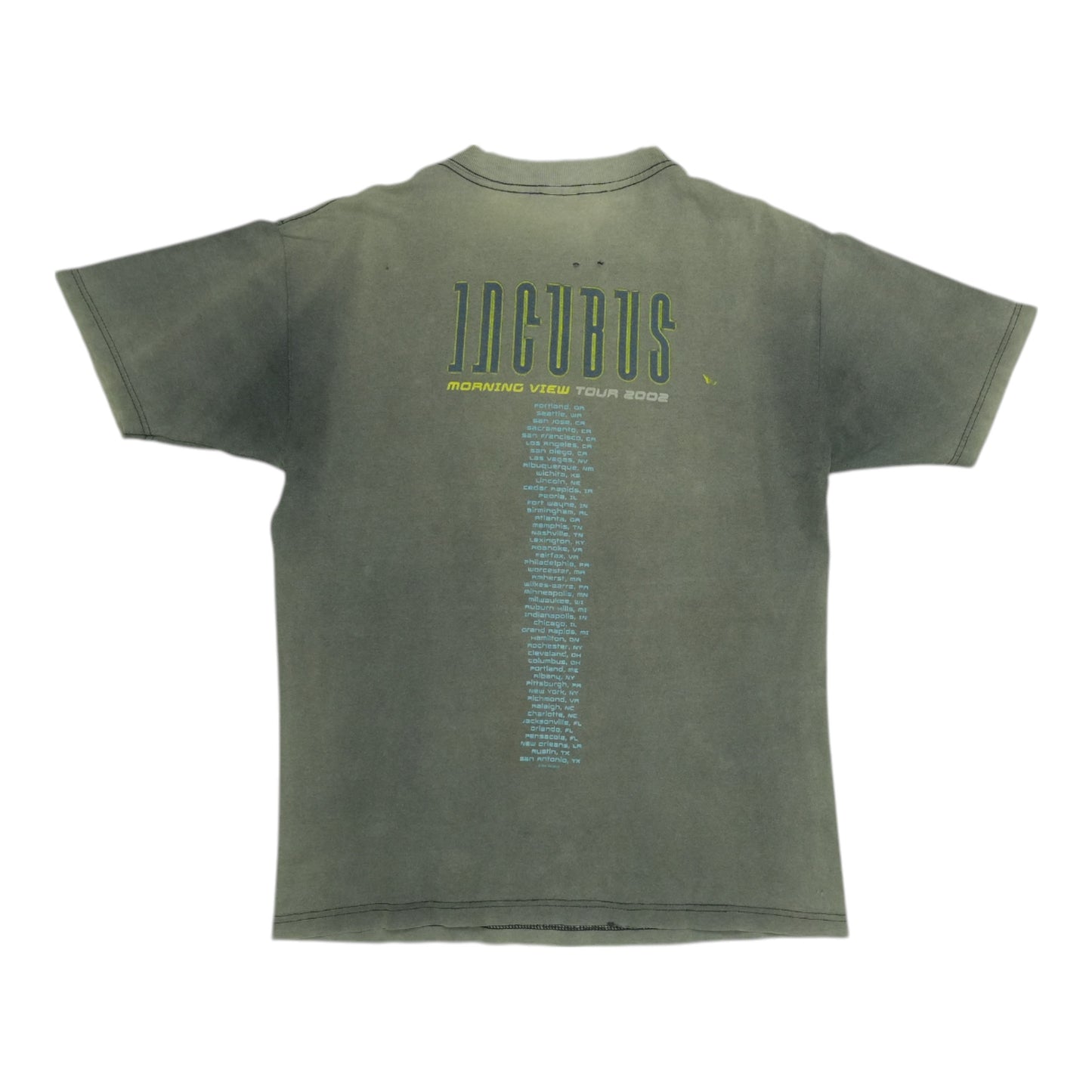 2002 Incubus Morning View Tour Shirt