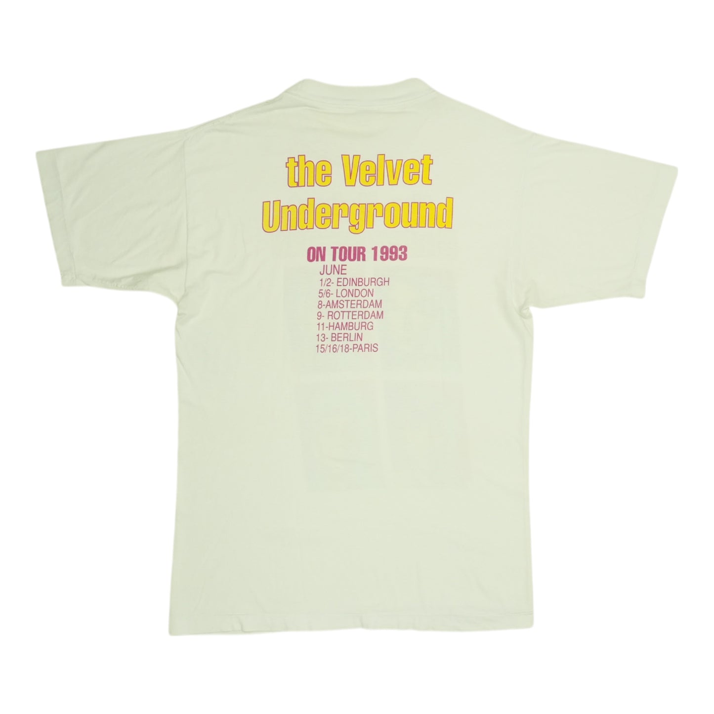 1993 Velvet Underground Tour Shirt
