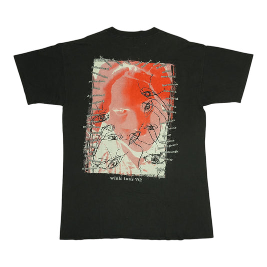 1992 The Cure Wish Tour Shirt Back