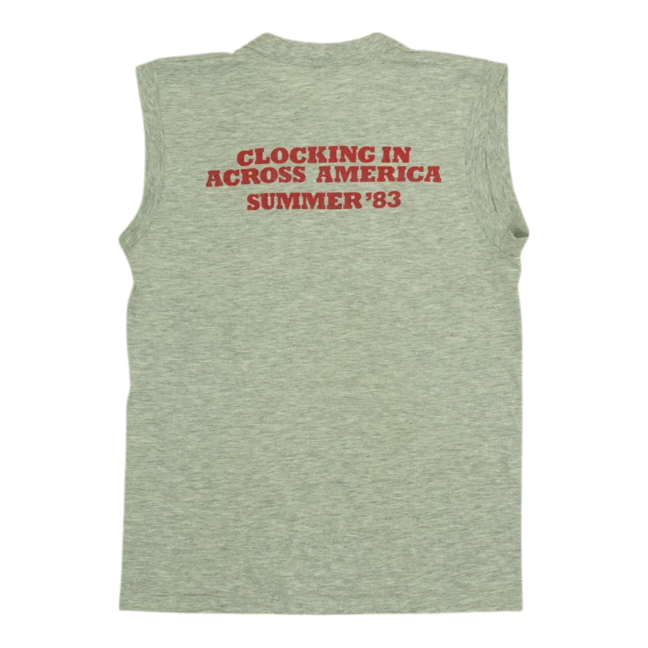 1983 Elvis Costello Clocking in America Tour Sleeveless Shirt