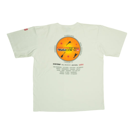 1999 Levi's Sno-Core Concert Shirt Back