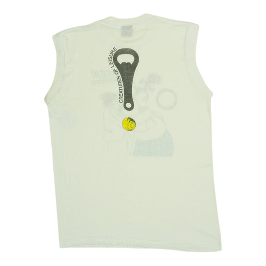 1983 Mental As Anything Creatures Of Leisure Sleeveless Shirt Back