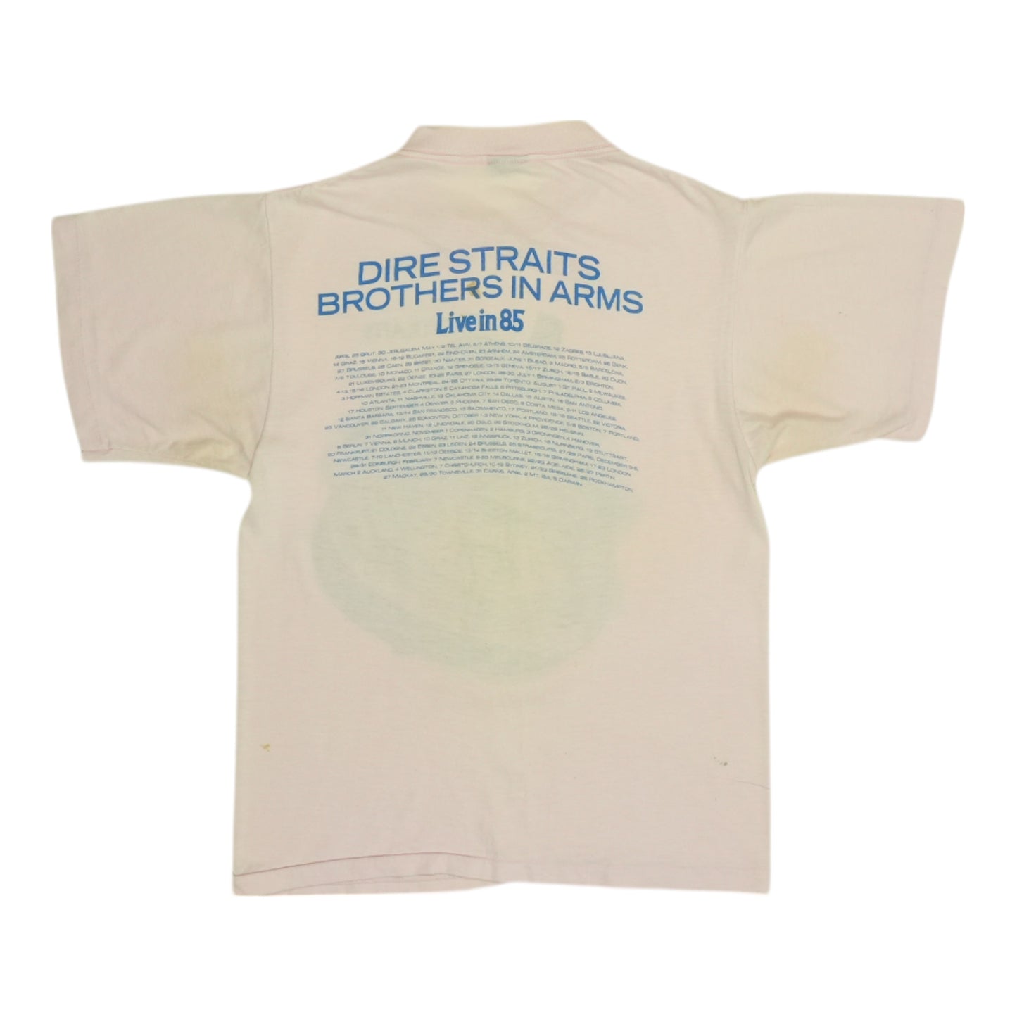 1985 Dire Straits Brothers In Arms Tour Shirt