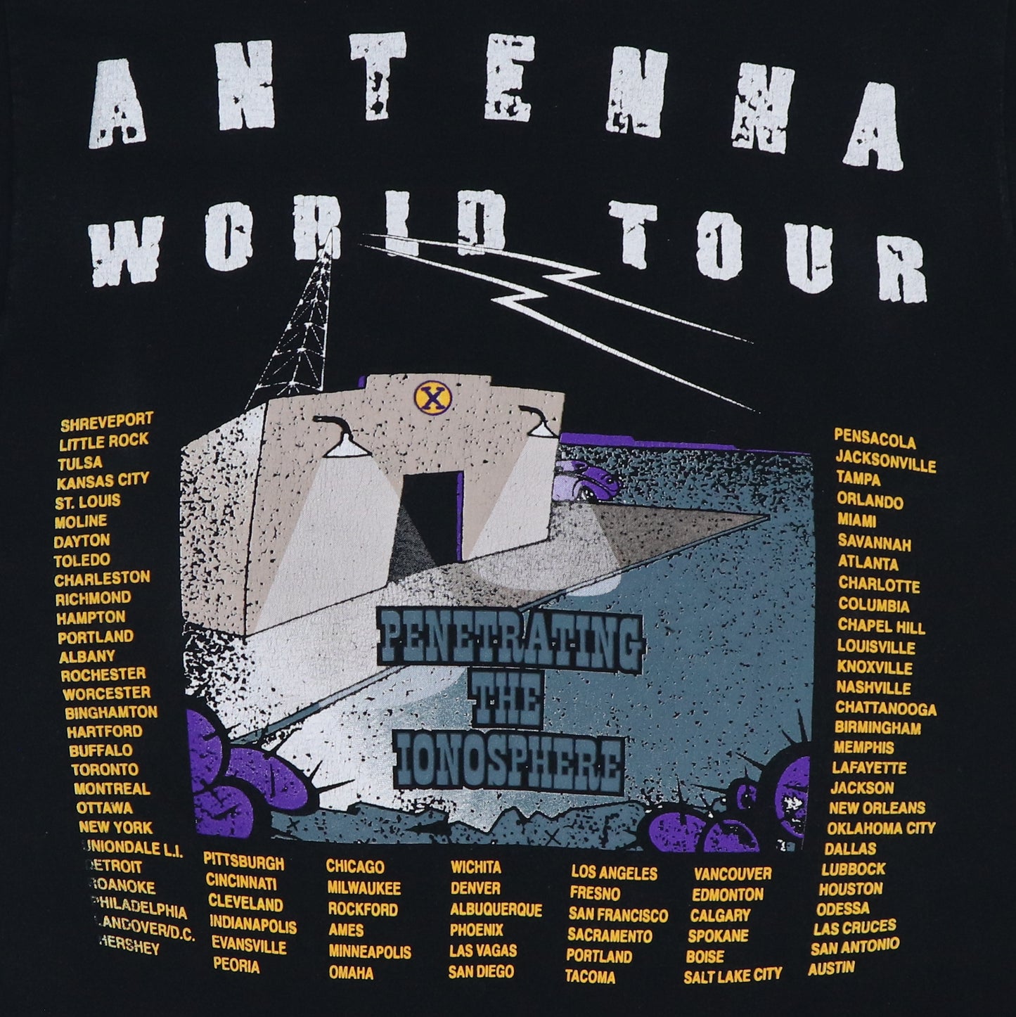 1994 ZZ Top Antenna World Tour Shirt