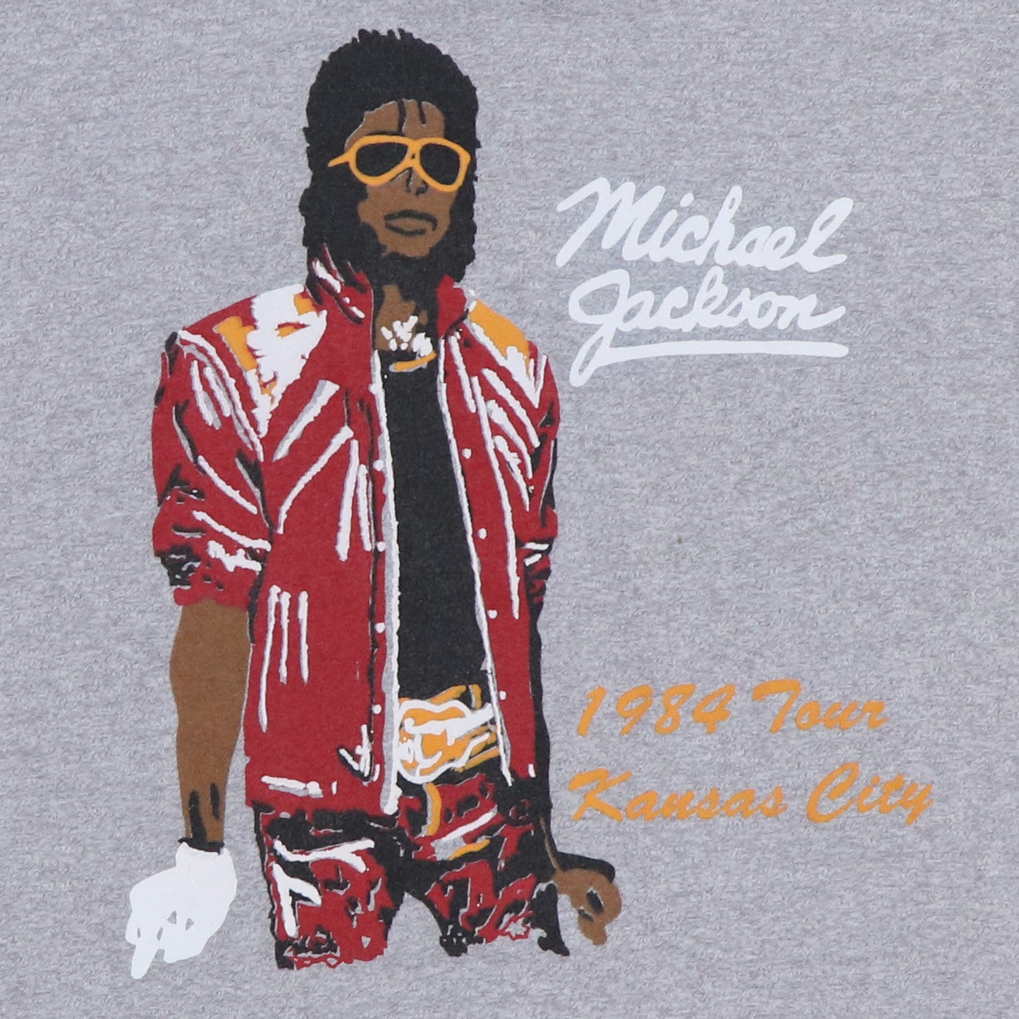 1984 Michael Jackson Kansas City Tour Shirt