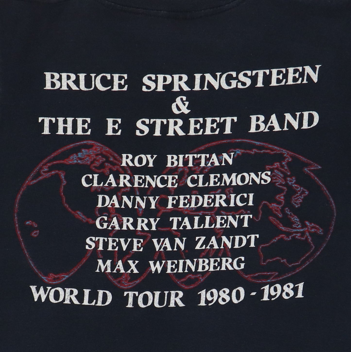 1980 Bruce Springsteen World Tour Shirt