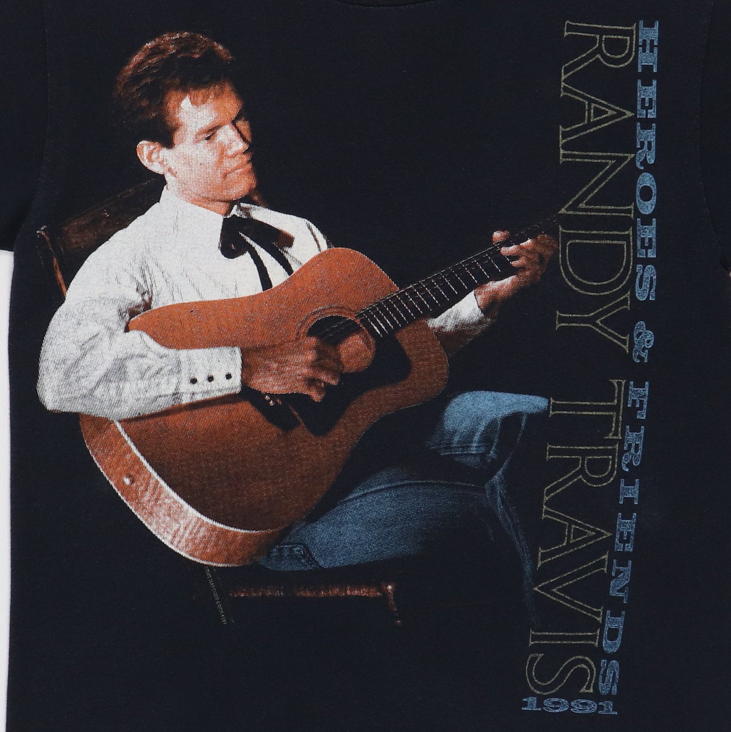 1991 Randy Travis Heroes & Friends Shirt