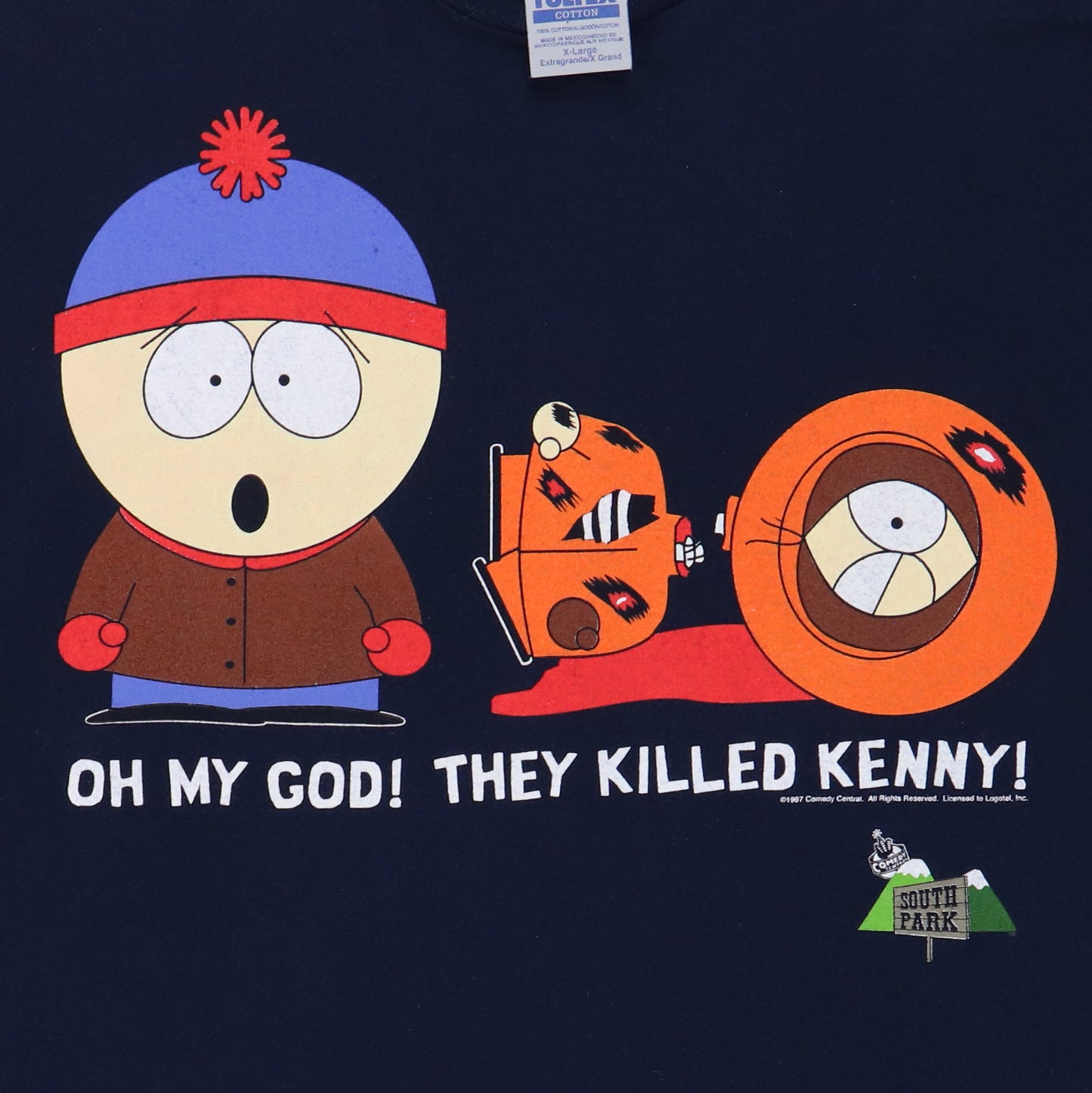 1997 South Park Oh My God They Killed Kenny Shirt