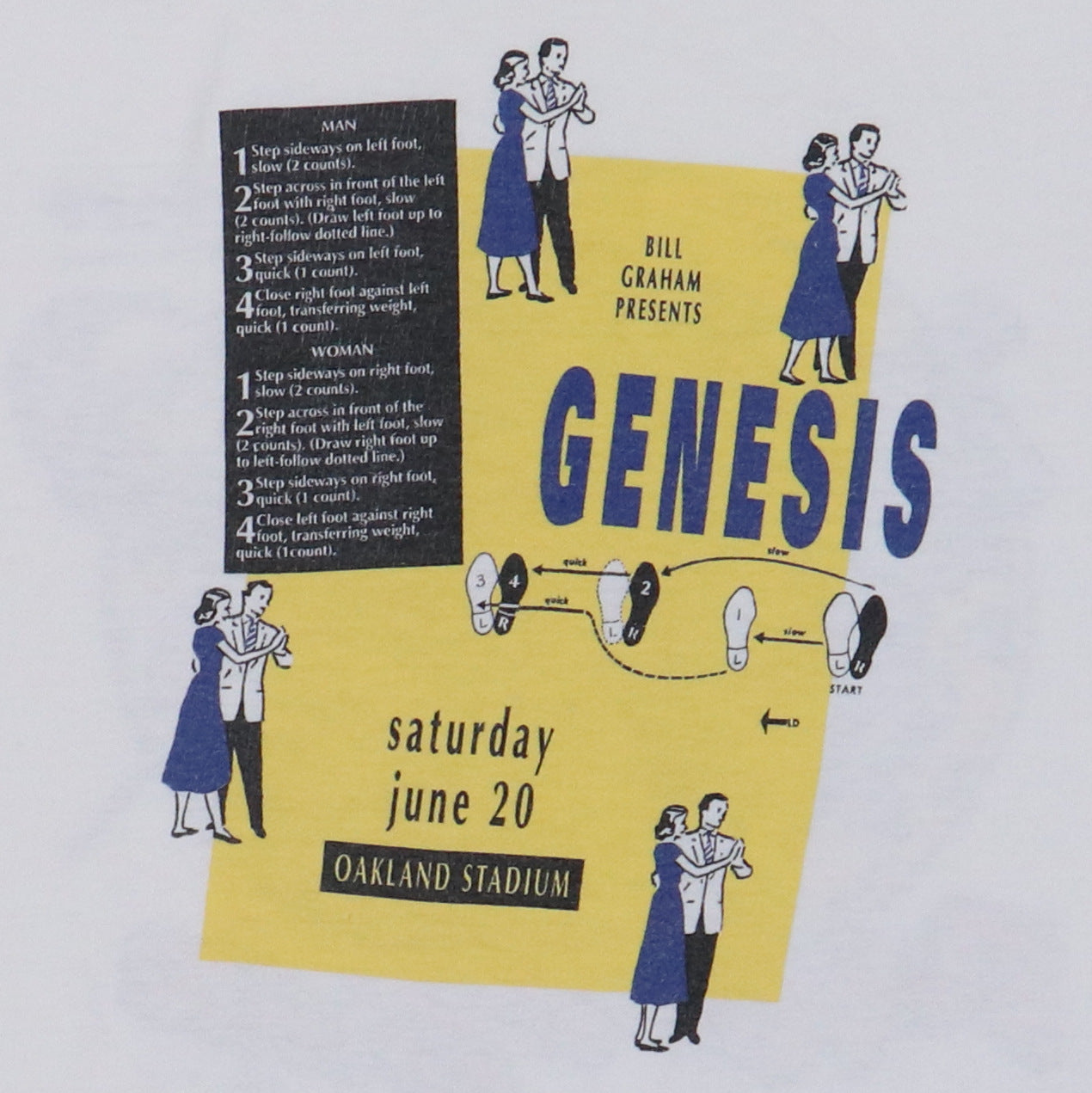 1992 Genesis Day On The Green Crew Staff Shirt