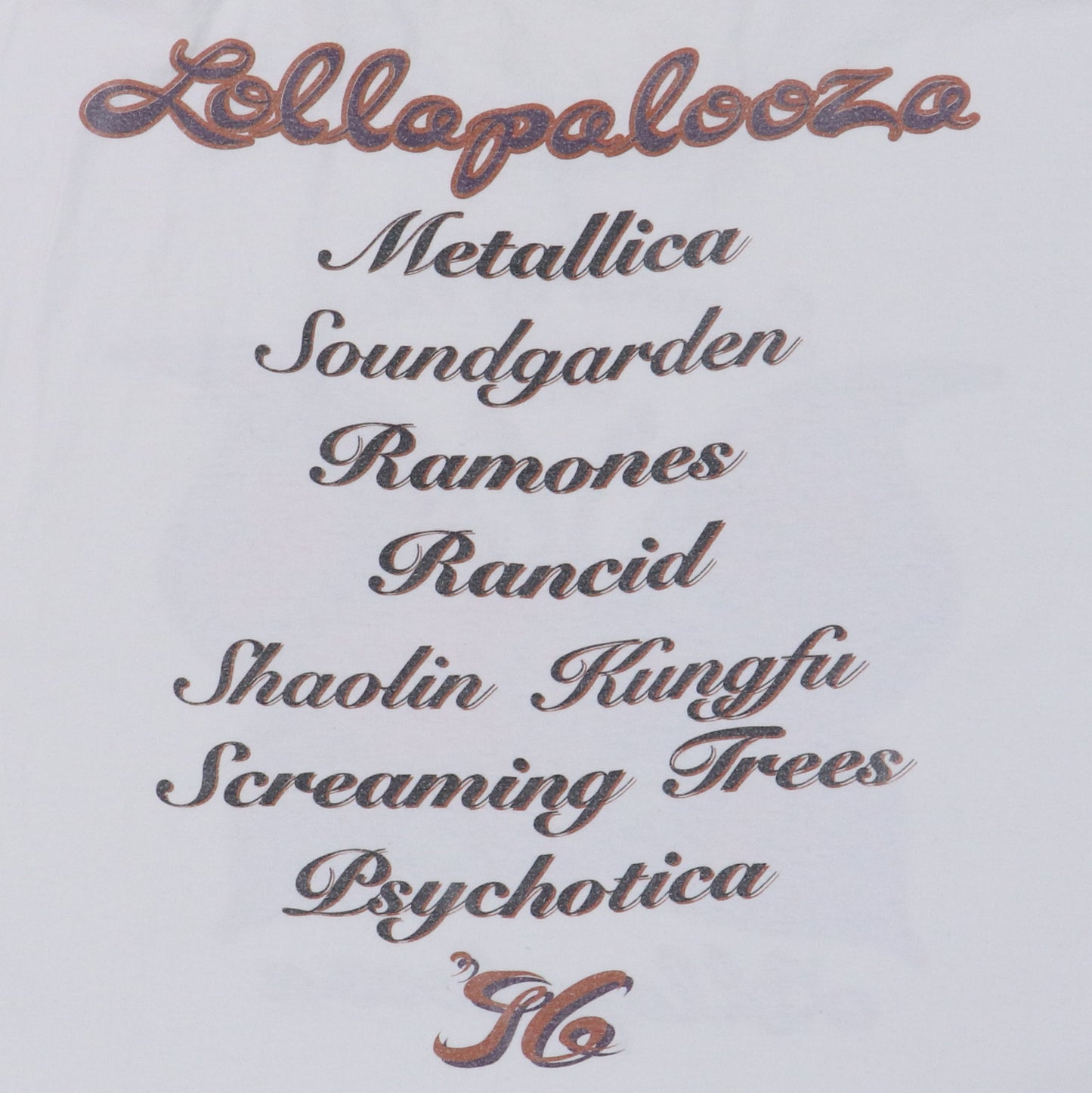 1996 Lollapalooza Summer Of Noise Concert Shirt