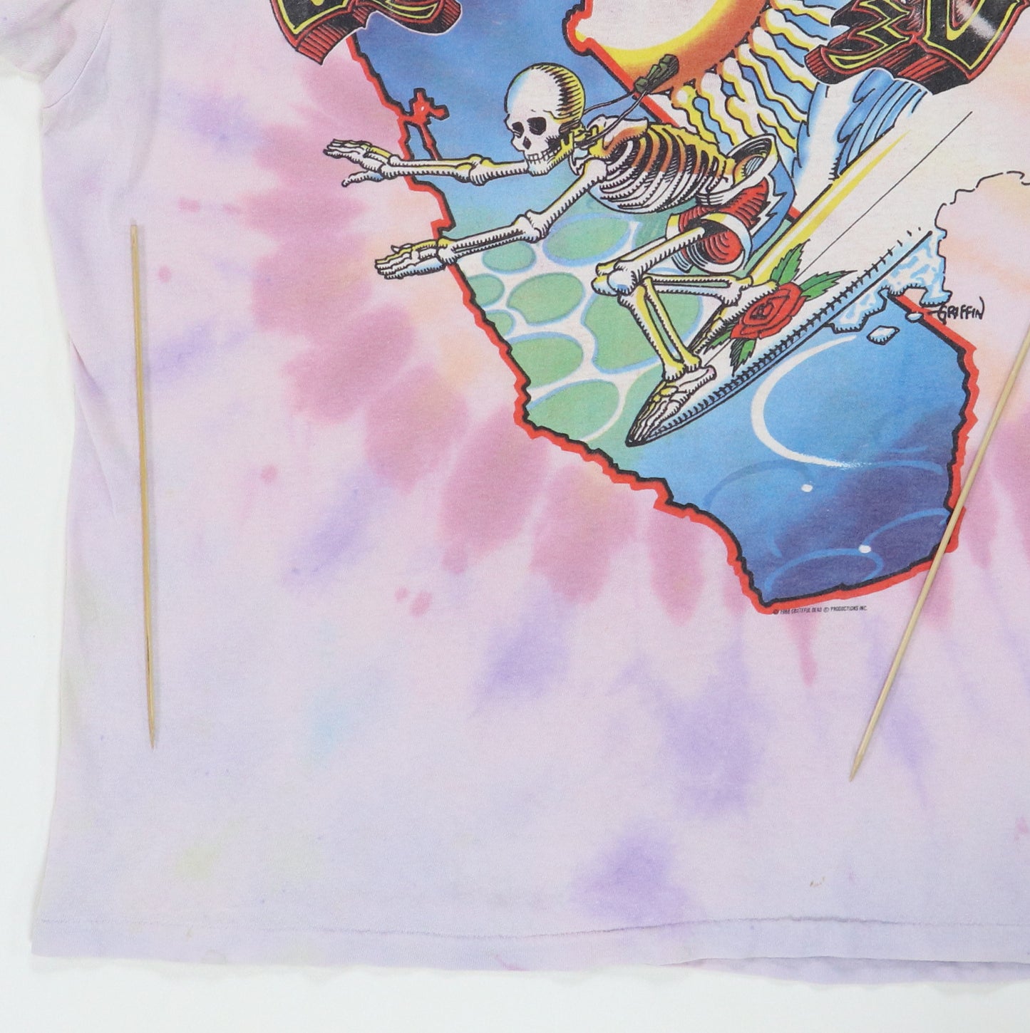1986 Grateful Dead Tie Dye Shirt