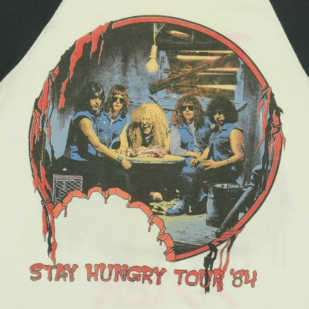 1984 Twisted Sister Stay Hungry Tour Jersey Shirt