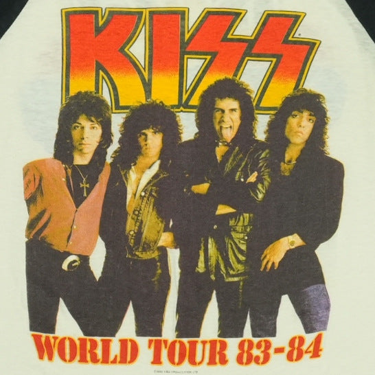 1983 Kiss World Tour Jersey Shirt
