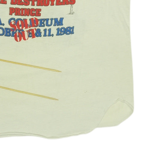 1981 Rolling Stones Prince Concert Jersey Shirt