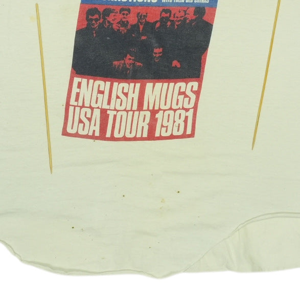 1981 Elvis Costello English Mugs Tour Jersey Shirt