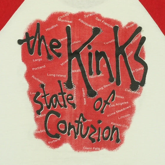 1983 The Kinks State Of Confusion Tour Jersey Shirt