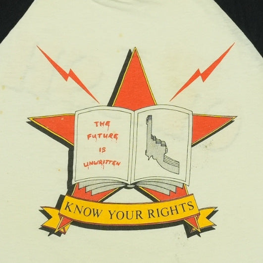 1982 The Clash Know Your Rights Tour Jersey Shirt