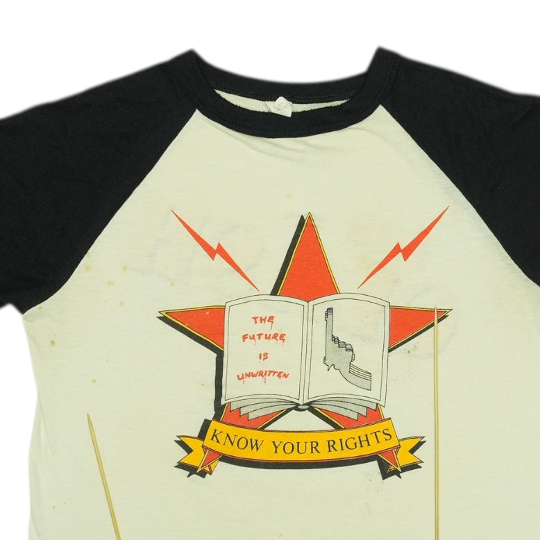 1982 The Clash Know Your Rights Tour Jersey Shirt